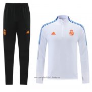 Chandal de Sudadera del Real Madrid 2021 2022 Blanco