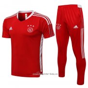 Chandal del Ajax 2021 2022 Manga Corta Rojo