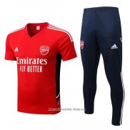 Chandal del Arsenal 2022 2023 Manga Corta Rojo