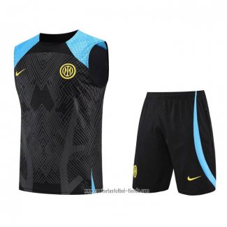 Chandal del Inter Milan 2022 2023 Sin Mangas Negro