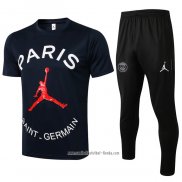 Chandal del Paris Saint-Germain 2021 2022 Manga Corta Negro