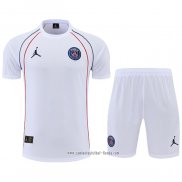 Chandal del Paris Saint-Germain Jordan 2022 2023 Manga Corta Blanco - Pantalon Corto