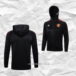 Chaqueta con Capucha del Manchester United 2022 2023 Negro