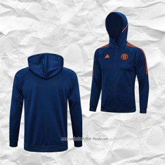 Chaqueta con Capucha del Manchester United 2023 2024 Azul