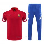 Conjunto Polo del Barcelona 2022 2023 Rojo