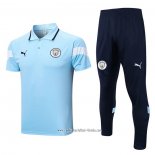 Conjunto Polo del Manchester City 2022 2023 Azul