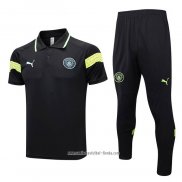 Conjunto Polo del Manchester City 2023 2024 Negro