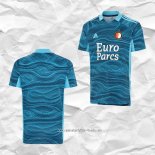 Camiseta Feyenoord Portero 2021 2022 Azul
