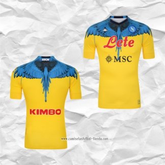 Camiseta Napoli Kappa x Marcelo Burlon 2021 Tailandia