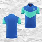 Camiseta Polo del Olympique Marsella 2022 2023 Azul y Verde