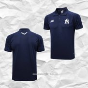 Camiseta Polo del Olympique Marsella 2023 2024 Azul Oscuro