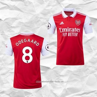 Camiseta Primera Arsenal Jugador Odegaard 2022 2023
