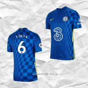 Camiseta Primera Chelsea Jugador T.Silva 2021 2022