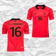 Camiseta Primera Corea del Sur Jugador Hwang Ui Jo 2022