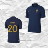 Camiseta Primera Francia Jugador Diaby 2022