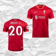 Camiseta Primera Liverpool Jugador Diogo J. 2021 2022