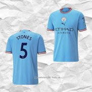 Camiseta Primera Manchester City Jugador Stones 2022 2023