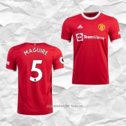 Camiseta Primera Manchester United Jugador Maguire 2021 2022
