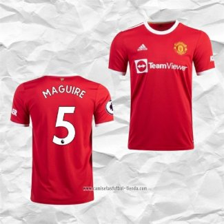 Camiseta Primera Manchester United Jugador Maguire 2021 2022