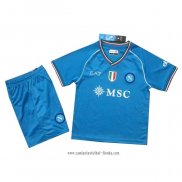 Camiseta Primera Napoli 2023 2024 Nino