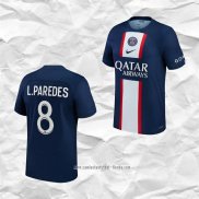 Camiseta Primera Paris Saint-Germain Jugador L.Paredes 2022 2023
