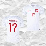 Camiseta Primera Polonia Jugador Kaminski 2022