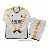 Camiseta Primera Real Madrid 2023 2024 Nino Manga Larga