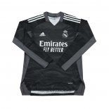 Camiseta Real Madrid Portero 2021 2022 Manga Larga Negro