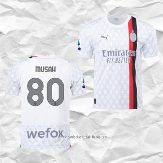 Camiseta Segunda AC Milan Jugador Musah 2023 2024