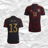 Camiseta Segunda Alemania Jugador Muller 2022