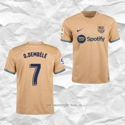 Camiseta Segunda Barcelona Jugador O.Dembele 2022 2023