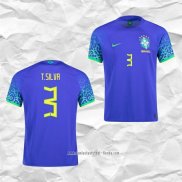 Camiseta Segunda Brasil Jugador T.Silva 2022