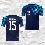 Camiseta Segunda Croacia Jugador Pasalic 2022