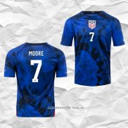 Camiseta Segunda Estados Unidos Jugador Moore 2022