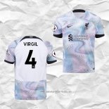 Camiseta Segunda Liverpool Jugador Virgil 2022 2023