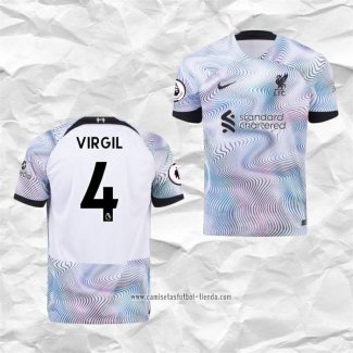 Camiseta Segunda Liverpool Jugador Virgil 2022 2023