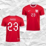 Camiseta Segunda Polonia Jugador Piatek 2022