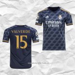 Camiseta Segunda Real Madrid Jugador Valverde 2023 2024
