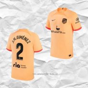 Camiseta Tercera Atletico Madrid Jugador J.M.Gimenez 2022 2023