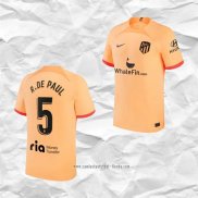 Camiseta Tercera Atletico Madrid Jugador R.De Paul 2022 2023