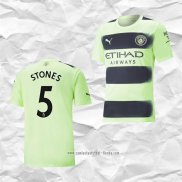 Camiseta Tercera Manchester City Jugador Stones 2022 2023