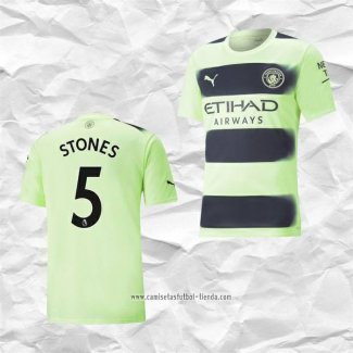 Camiseta Tercera Manchester City Jugador Stones 2022 2023