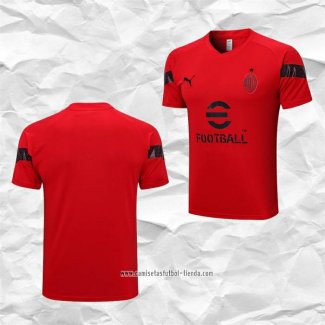 Camiseta de Entrenamiento AC Milan 2022 2023 Rojo