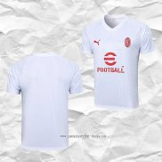 Camiseta de Entrenamiento AC Milan 2023 2024 Blanco