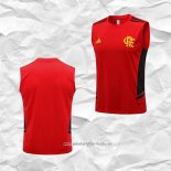 Camiseta de Entrenamiento Flamengo 2022 2023 Sin Mangas Rojo