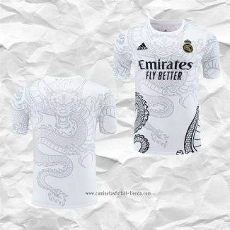 Camiseta de Entrenamiento Real Madrid Dragon 2024 2025 Blanco