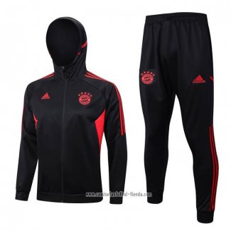 Chandal con Capucha del Bayern Munich 2023 2024 Negro