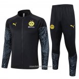 Chandal de Chaqueta del Borussia Dortmund 2023 2024 Negro