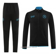 Chandal de Chaqueta del Napoli 2023 2024 Negro