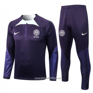 Chandal de Sudadera del Inter Milan 2022 2023 Purpura